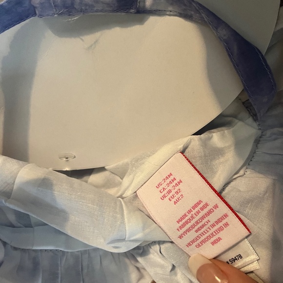 Tommy Bahama NWT  3pc dress, Tommy Bahama Dress hat New, Tommy Bahama baby dress - Picture 6 of 9